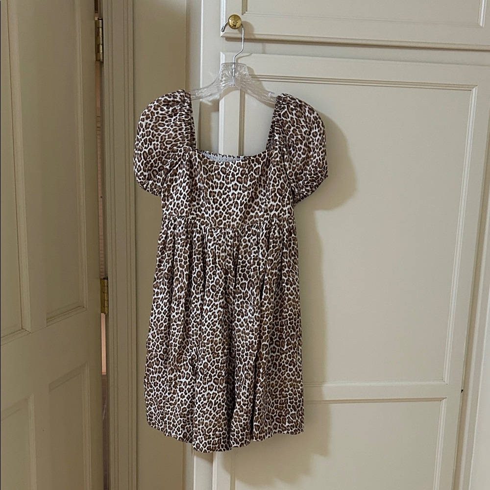 J. Crew Leopard Print Dress